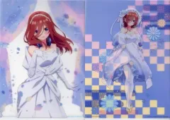 【中古】クリアファイル 中野三玖 A4クリアファイルセット(2枚組) 「一番くじ 映画 五等分の花嫁 ～君との出逢い～」 M賞