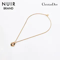 Christian Dior クリスチャンディオール ネックレス ヴィンテージ ラインストーン CD ロゴ