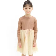 Bee【♪クーポン利用で20％OFF♪】ドッキングワンピース◇ローズピンク◇子供服 キッズ 女の子 100 110 120 130 140 150