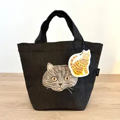 松尾ミユキ トートバッグ お散歩バッグ 猫柄 ランチバッグのサムネイル