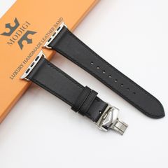 MODIGI Apple Watch Leather Band, 45mm, 44mm, 49mm, 46mm, 42mm, 41mm, 40mm, Genuine Leather, Compatible with Apple Watch 10, 9, 8, 7, 6, 5, 4, Ultra, SE 1/2/3, Ultra