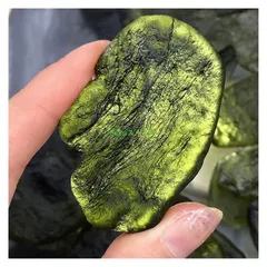 鑑別書付】極上❣️シルバー製モルダバイトリング(フリーサイズ) 2025