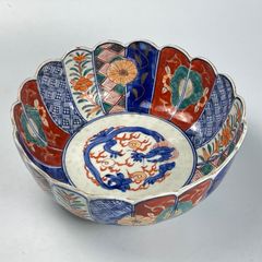 738 錦手　菊　古伊万里　伊万里焼　骨董　アンティーク　大鉢