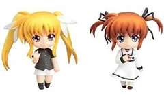 【中古】【非常に良い】魔法少女リリカルなのは The MOVIE 1st ねんどろいどぷち なのは&フェイトセット ラストシーンVer.(ノンスケール ABS&PVC塗装済み可動フィギュア wgteh8f