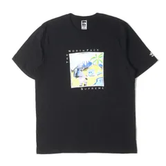 【美品】Supreme シュプリーム Tシャツ サイズ:L / 22SS THE NORTH FACE スケッチ グラフィック クルーネック Tシャツ (Sketch S/S Top) / ブラック 黒 / トップス / コラボ【メンズ】【中古】