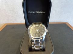 EMPORIO ARMANI 腕時計 クォーツ シルバーカラー メンズ ウォッチ