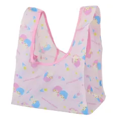 【メール便】リトルツインスターズ ショッピングバッグ ポケット付きプチエコバッグ サンリオ ケイカンパニー お買い物かばん ミニサイズ キャラクター グッズ 