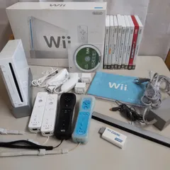 まとめ売り　任天堂　ニンテンドー　Nintendo Wii　本体　ソフト11本　Wiiリモコン４本　ヌンチャク　マリオ　ピクミン　カービィ　Ⅼ177