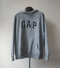 ■ 90s vintage ■ OLD GAP オールドギャップ ■ デカロゴ ワッペン刺繍 スエット プルパーカー ■ リバースウィーブ ■ FFF1117