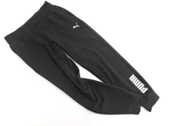 PUMA プーマ ロゴ プリント ジョガー パンツ sizeS/黒 ■■ レディース
