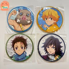 鬼滅の刃　竈門炭治郎　冨岡義勇　我妻善逸　嘴平伊之助　缶バッジ【4点セット】