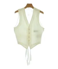 【未使用品】Ann Demeulemeester ホワイト ロングベスト ジレ 2025年最新】Ann Demeulemeester レディース ベスト・ジレ