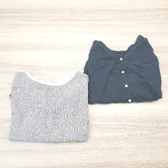 ◇ 《 earth music&ecology まとめ売り2点セット サイズF カジュアル ハイゲージ カーディガン ニット レディース 》 E  【1310130025019】