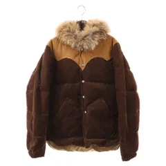 A BATHING APE (アベイシングエイプ) コーデュロイ ボア ダウンジャケット ブラウンのサムネイル