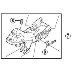 右用 シマノ (SHIMANO) リペアパーツ ブラケット (右用) ST-6800 Y00E98060