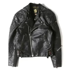 Lewis Leathers ルイスレザーズ ジャケット サイズ:80s 38(97cm) MONZA モンザ ダブル ライダースジャケット ブラック 黒 アウター ブルゾン レザージャケット アメカジ ヴィンテージ ブランド 古着のサムネイル
