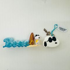 SNOOPY WORDS BEACH スヌーピー ワーズ　ビーチ　ミニフィギュア　南京錠