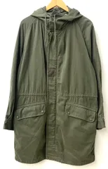 フランス軍 M-64 80s フィールドコート 86L ジャケット 無地 グリーン Lサイズ 201MT-1786