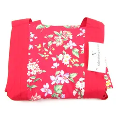 ヴァレンティノ・ガラヴァーニ エプロン 未使用 コットン フリル 花柄 レディース レッド Valentino Garavani