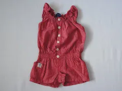 ラルフローレン ralph lauren アウトレット 子供服 女の子 3歳 約 100cm オールインワン オーバーオール サロペット ショートオール 赤 春 夏 ★3 ガールズ 女児 キッズ 【中古】 ユーズド リサイクル こども