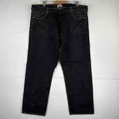 古着 リーバイス Levi's デニムパンツ 501 ジーパン ストレート 大きいサイズ ボタンフライ ジーンズ オーバーサイズ w46 L32  ブラック メンズ