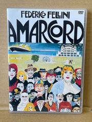 フェリーニのアマルコルド  洋画DVD  AMARCORD  ティタ  ニーノロータ  1973年作品 ブックレット付  リミニ  2015年4K修復版  ブックレット付き