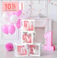 【NEW】10%割引対象 イニシャル 風船 BOX♡バースデー ハーフバースデー  誕生日 数字 ビッグ バルーン 風船 イベント ナンバー パーティー