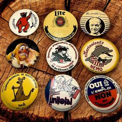 缶バッジ ビンテージ アンティーク AG 50s ~ 60s 70s 80s 90s 00s 小物