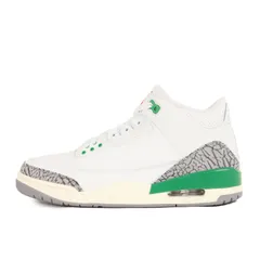 NIKE ナイキ サイズ:28.0cm WMNS AIR JORDAN 3 RETRO LUCKY GREEN (CK9246-136) エア ジョーダン3 レトロ ホワイト バーシティーレッド ラッキーグリーン WMNS US11 スニーカー バッシュ