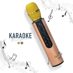 カラオケ マイク bluetooth 家庭用 ワイヤレスマイク テレビ 接続 練習 録音 家 自宅 音楽再生 | マイクロSD MP3 WMA WAV スマホ iPhone Android エコー 2000mAh USB プレゼント ギフト