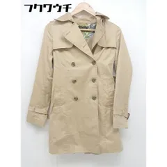 ■ ◎ green label relaxing UNITED ARROWS ベルト付 長袖 トレンチ コート サイズ38 ベージュ レディース  【中古】 【1105100016582】