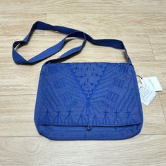 TAMASHA タマシャ TaMaSHa ISSSEY MIYAKE イッセイミヤケ ショルダー バッグ BAG 刺繍 柄 軽量 綿 インド製 レディース ブルー BL 青系 AP-250702-004-MNL