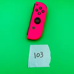 ∞103【通電動作OK】ジョイコン (R) Joy-Con ニンテンドー スイッチ ネオンピンク Nintendo Switch 任天堂