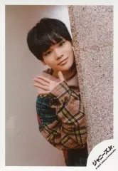 【中古】生写真(ジャニーズ) 関西ジャニーズJr./奥村颯太/上半身・衣装緑・ベージュ・チェック柄・右手パー・覗き込み/「関ジュ 夢の関西アイランド 2020 in 京セラドーム大阪 ～遊びにおいでや!満足 100%～」グッズオフショット/公式生写真