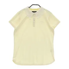 サイズ：L CALLAWAY キャロウェイ  半袖ポロシャツ 襟レース  イエロー系 [240101500195] ゴルフウェア レディース ストスト