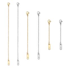 【数量限定】レディース チェーン メンズ チェーン 延長 DIY用 ネックレス アクセサリー [LIKENNY]