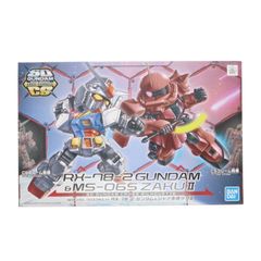 SD 건담 크로스 실루엣 RX-78-2 건담 & 샤아 전용 자쿠 II 기동 전사 건담 프라 모델 (5060276) 반다이 스피릿
