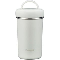 ピーコック魔法瓶工業(The-peacock) タンブラーボトル 300ml ホワイト 水筒 保温 保冷 マグボトル 魔法瓶 AEB-30 W
