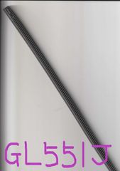 シフト 協栄製作所 SHIFT グラファイトワイパーラバー graphite wiper rubber GL551J 8.6mm幅550mm用 1本 GL-551J