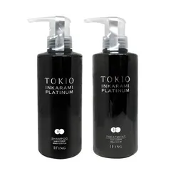 ● トキオ IE インカラミ プラチナム シャンプー 400ml + トリートメント 400g セット シルバー 美容室専売 美容室 美容院 サロン 専売 TOKIO Dr Jrのサムネイル