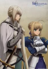 [중고] 포스터 신작 A3 클리어 포스터 베디비에르 & 세이버 [Blu-ray/DVD 극장판 Fate/Grand Order -신성 원탁 영역 카멜롯- 후편 Paladin; Agateram] 애니메이트 구입 특전
