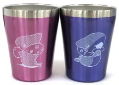 【中古】マグカップ・湯のみ 子ザメ(ピンク&パープル) ペアタンブラー 「おでかけ子ザメ」 GiGO・セガ限定