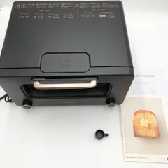 【23年11月リニューアル発売】公式レシピブック付き バルミューダ ザ・トースター プロ スチームトースター ブラック｜ BALMUDA The Toaster Pro K11A-SE-BKのサムネイル