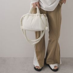 夢展望公式 [新品未使用] マルチウェイナイロンミニバッグ [ホワイト] 他カラー別ページ有 rectangle バッグ ハンドバッグ 535512-01