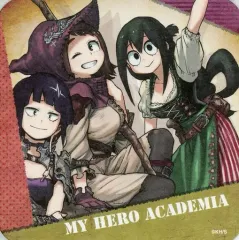 【中古】コースター(キャラクター) 麗日＆蛙吹＆耳郎 「僕のヒーローアカデミア アートコースター」 創刊50周年記念 週刊少年ジャンプ展 VOL.3グッズ