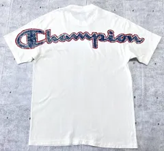 未使用品 90s 00s USA製 Champion ビッグロゴ 半袖 Tシャツ　　背中 デカロゴ オーバープリント チャンピオン アメリカ製 玉9633 MADE IN USA 90年代 00年代 オールド ヴィンテージ ビンテージ vintage