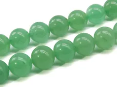 「1連 15cm」 アベンチュリン 12mm パワーストーン バラ売り 天然石 パワーストーン 連売り ビーズ 穴あき ばら売り