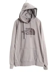 【お得なクーポン配布中!】 ノースフェイス プリント スウェット フード パーカー レディース M 古着 The North Face プルオーバー 裏起毛 トレーナー アウトドア 薄手