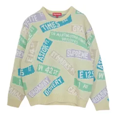 新品同様》Supreme × THRASHER 21FW ニットセーター S 世界中の商品を