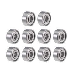 【数量限定】uxcell R2ZZ 深溝玉軸受 ボールベアリング 密封 Z2レバーベアリング 10個入り